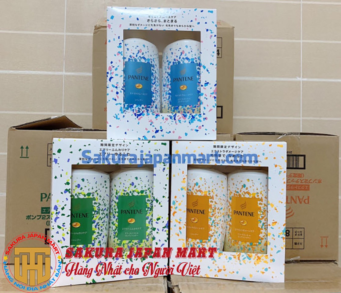 Cặp Dầu gội xả Pantene Nhật Bản gội 450ml ,xả 400ml